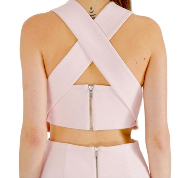 New Nicholas Blush Pink Cut Out Dress - Picture 4 of 8